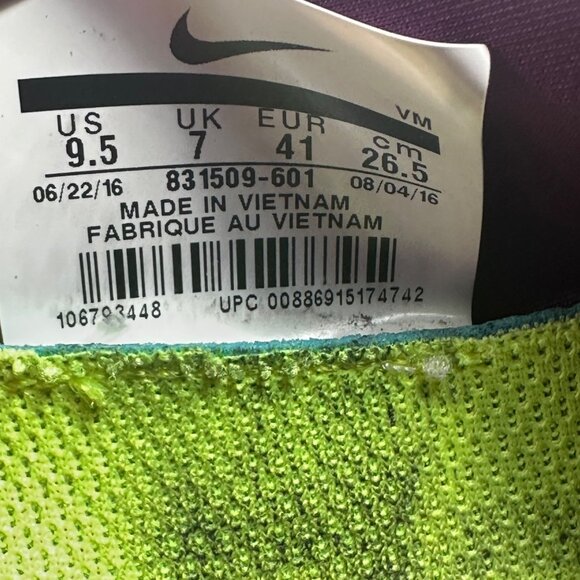 Nike Free RN Women's Size 9.5 Running Shoes Fire Pink 831509-601 Athleisure - Picture 12 of 12